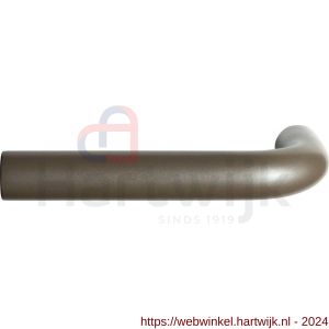 GPF Bouwbeslag Anastasius 1000.A3 L/R Aka L-model 19 mm deurkruk gatdeel links-rechtswijzend Mocca blend - H21010523 - afbeelding 1