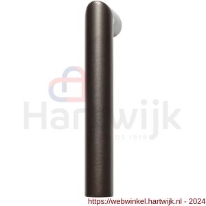 GPF Bouwbeslag Anastasius 1015KL/R Toi raamkruk gatdeel L-haaks model 19 mm links-rechtswijzend korte nek Dark blend - H21012230 - afbeelding 1