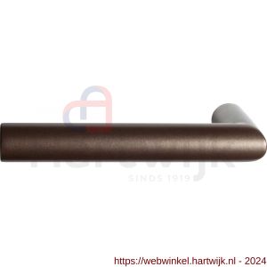 GPF Bouwbeslag Anastasius 1015.A2 L/R Toi L-haaks model 19 mm deurkruk gatdeel links-rechtswijzend Bronze blend - H21010526 - afbeelding 1
