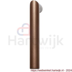 GPF Bouwbeslag Anastasius 1015KL/R Toi raamkruk gatdeel L-haaks model 19 mm links-rechtswijzend korte nek Bronze blend - H21012228 - afbeelding 1