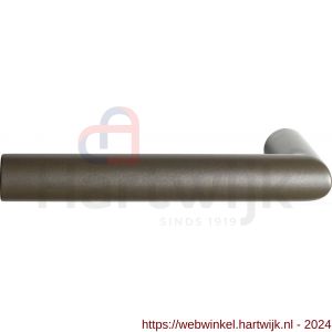 GPF Bouwbeslag Anastasius 1015.A3 L/R Toi L-haaks model 19 mm deurkruk gatdeel links-rechtswijzend Mocca blend - H21010527 - afbeelding 1