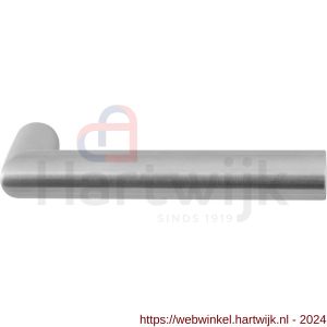 GPF Bouwbeslag RVS 1020R Mai L-model ovaal deurkruk gatdeel rechtswijzend RVS mat geborsteld - H21002605 - afbeelding 1