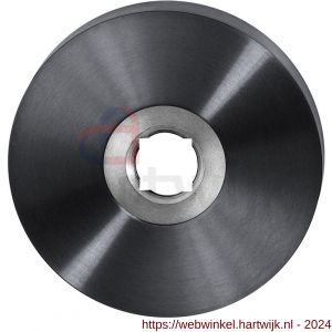 GPF Bouwbeslag PVD 1100.00P1 rozet vierkant 50x8 mm PVD antraciet - H21003639 - afbeelding 1