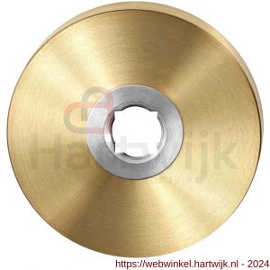 GPF Bouwbeslag PVD 1100.00P4 rozet vierkant 50x8 mm PVD messing satin - H21003641 - afbeelding 1