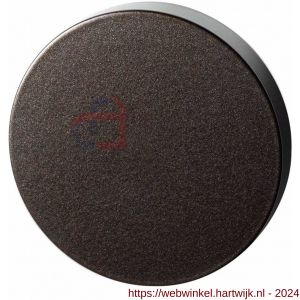 GPF Bouwbeslag Anastasius 1100.A1.0900 blinde ronde rozet 50x8 mm Dark blend - H21011253 - afbeelding 1