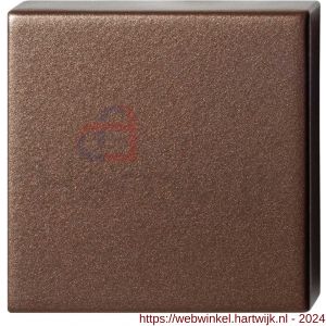 GPF Bouwbeslag Anastasius 1102.A2.0900 blinde vierkante rozet 50x50x8 mm Bronze blend - H21011257 - afbeelding 1