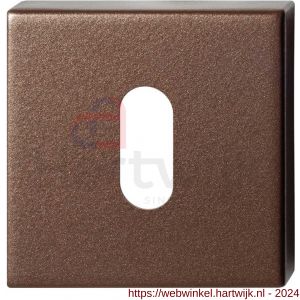 GPF Bouwbeslag Anastasius 1102.A2.0901 sleutelrozet vierkant 50x50x8 mm Bronze blend - H21011377 - afbeelding 1