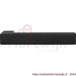 GPF Bouwbeslag ZwartWit 1302.61KL/R Zaki+ raamkruk gatdeel zonder rozet links-rechtswijzend korte nek zwart - H21011518 - afbeelding 1