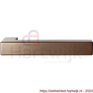 GPF Bouwbeslag Anastasius 1302KL/R Zaki+ raamkruk gatdeel korte nek links-rechtswijzend Bronze blend - H21012236 - afbeelding 1