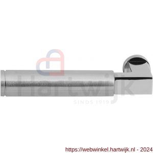 GPF Bouwbeslag RVS 2080L/R Kuri Duo deurkruk gatdeel links-rechtswijzend RVS gepolijst-RVS mat geborsteld - H21002651 - afbeelding 1