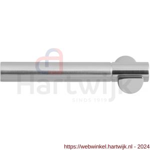 GPF Bouwbeslag RVS 2085L Toka Duo deurkruk gatdeel linkswijzend RVS gepolijst-RVS mat geborsteld - H21002653 - afbeelding 1