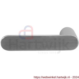 GPF Bouwbeslag RVS 2095L/R Knipo Duo deurkruk gatdeel links-rechtswijzend RVS gepolijst-RVS mat geborsteld - H21002543 - afbeelding 1