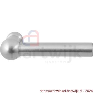GPF Bouwbeslag RVS 3040 Hipi deurkruk 103,5 mm RVS mat geborsteld - H21002677 - afbeelding 1