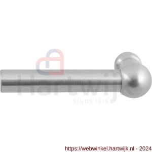 GPF Bouwbeslag RVS 3040L/R Hipi deurkruk gatdeel 103,5 mm links-rechtswijzend RVS mat geborsteld - H21002683 - afbeelding 1