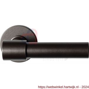 GPF Bouwbeslag Anastasius 3042.A1-00 Hipi Deux+ deurkruk 105,5 mm op ronde rozet 50x8 mm Dark blend - H21010634 - afbeelding 1