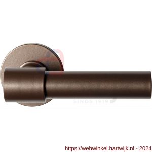 GPF Bouwbeslag Anastasius 3042.A2-00 Hipi Deux+ deurkruk 105,5 mm op ronde rozet 50x8 mm Bronze blend - H21010636 - afbeelding 1