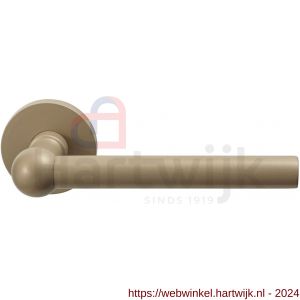 GPF Bouwbeslag Anastasius 3050.A4-00 Hipi deurkruk gatdeel op rozet 50x8 mm links-rechtswijzend Champagne blend - H21013924 - afbeelding 1
