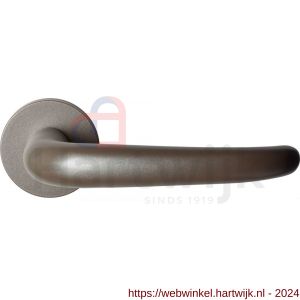 GPF Bouwbeslag Anastasius 3085.A3-00 Tino deurkruk op ronde rozet 50x8 mm Mocca blend - H21010670 - afbeelding 1