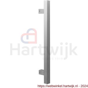GPF Bouwbeslag RVS 3622.09 deurgreep GPF10 vierkant 30x1200/1000 mm hoogte 70 mm RVS mat geborsteld met enkel- en dubbelzijdige bevestiging - H21008831 - afbeelding 1