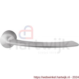 GPF Bouwbeslag RVS 4050L/R Atea deurkruk gatdeel links-rechtswijzend links-rechts RVS mat geborsteld - H21002571 - afbeelding 1