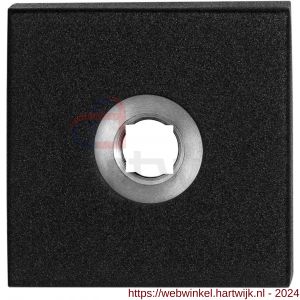 GPF Bouwbeslag ZwartWit 8100.02 rozet vierkant 50x50x8 mm zwart - H21003678 - afbeelding 1