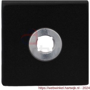 GPF Bouwbeslag ZwartWit 8100.02L rozet vierkant 50x50x8 mm linkswijzend zwart - H21003648 - afbeelding 1