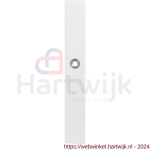 GPF Bouwbeslag ZwartWit 8100.85 XL PC85 langschild XL rechthoekig enkelverend 282x40x8,5 mm PC 85 mm wit - H21011240 - afbeelding 1