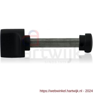 GPF Bouwbeslag ZwartWit 8110.61 toiletstift 8 mm grote knop zwart - H21000284 - afbeelding 1