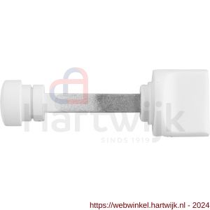 GPF Bouwbeslag ZwartWit 8110.62 toiletstift 8 mm voor schild grote knop wit - H21000283 - afbeelding 1