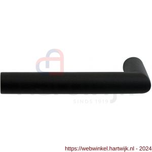 GPF Bouwbeslag ZwartWit 8210L/R Toi L-haaks model 19 mm deurkruk gatdeel links-rechtswijzend zwart - H21002602 - afbeelding 1