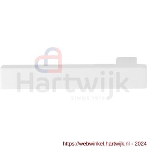 GPF Bouwbeslag ZwartWit 8224L/R Toro+ deurkruk gatdeel links-rechtswijzend wit - H21007754 - afbeelding 1