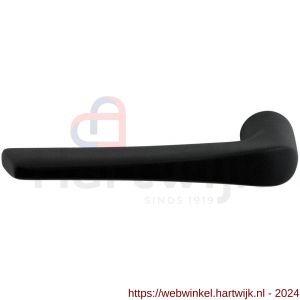 GPF Bouwbeslag ZwartWit 8230L/R Tiki deurkruk gatdeel links-rechtswijzend zwart - H21002538 - afbeelding 1