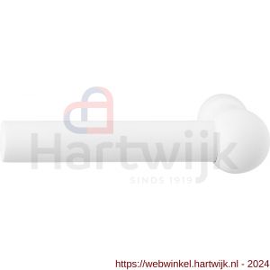 GPF Bouwbeslag ZwartWit 8237L/R Hipi deurkruk gatdeel links-rechtswijzend 103,5 mm wit - H21002680 - afbeelding 1