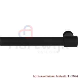 GPF Bouwbeslag ZwartWit 8244L/R Hipi Deux 139 mm deurkruk gatdeel links-rechtswijzend zwart - H21008038 - afbeelding 1