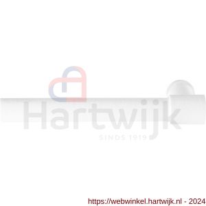 GPF Bouwbeslag ZwartWit 8246L/R Hipi Deux 139 mm deurkruk gatdeel links-rechtswijzend wit - H21008040 - afbeelding 1