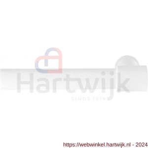 GPF Bouwbeslag ZwartWit 8249L/R Hipi Deux+ 141,5 mm deurkruk gatdeel links-rechtswijzend wit - H21008044 - afbeelding 1