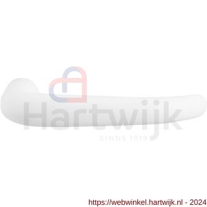 GPF Bouwbeslag ZwartWit 8252L/R Tino deurkruk gatdeel links-rechtswijzend wit - H21002687 - afbeelding 1