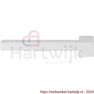 GPF Bouwbeslag ZwartWit 8287L Raa deurkruk gatdeel linkswijzend wit - H21007757 - afbeelding 1