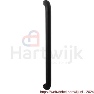 GPF Bouwbeslag ZwartWit 8498.61 deurgreep GPF01 20x370/350 mm zwart met enkel- en dubbelzijdige bevestiging - H21008476 - afbeelding 1