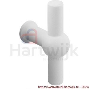 GPF Bouwbeslag ZwartWit 8510.40 meubelknop Hipi 10 mm hoogte 40 mm wit - H21005429 - afbeelding 1