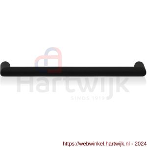GPF Bouwbeslag ZwartWit 8530.61 meubelgreep haaks 12x108/96 mm zwart - H21005676 - afbeelding 1