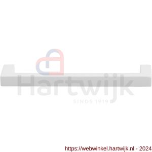 GPF Bouwbeslag ZwartWit 8561.62 meubelgreep rechthoekig 10x10x138/128 mm wit - H21005632 - afbeelding 1