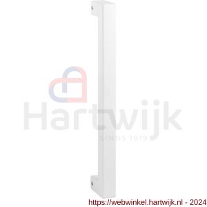 GPF Bouwbeslag ZwartWit 8630.62 deurgreep GPF11 vierkant 22x300/278 mm hoogte 55 mm wit met enkel- en dubbelzijdige bevestiging - H21007329 - afbeelding 1