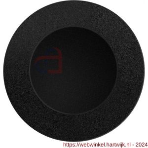 GPF Bouwbeslag ZwartWit 8710.61A schuifdeurkom rond 65 mm zwart - H21007573 - afbeelding 1