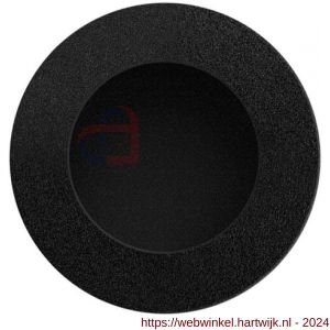 GPF Bouwbeslag ZwartWit 8710.61B schuifdeurkom rond 50 mm zwart - H21007574 - afbeelding 1