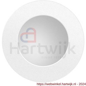GPF Bouwbeslag ZwartWit 8710.62B schuifdeurkom rond 50 mm wit - H21007590 - afbeelding 1