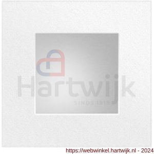 GPF Bouwbeslag ZwartWit 8714.62A schuifdeurkom vierkant 30x30 mm wit - H21007592 - afbeelding 1