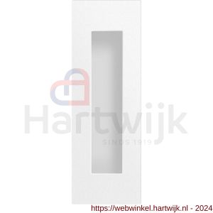 GPF Bouwbeslag ZwartWit 8715.62C schuifdeurkom rechthoekig 150x50 mm wit - H21007599 - afbeelding 1