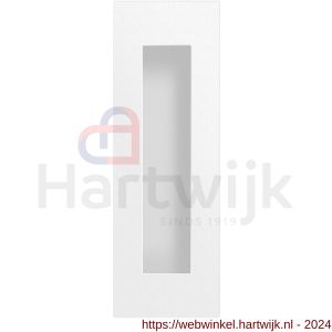 GPF Bouwbeslag ZwartWit 8715.62D schuifdeurkom rechthoekig 180x60 mm wit - H21007600 - afbeelding 1