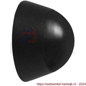 GPF Bouwbeslag ZwartWit 8724.61 deurstopper rond 37,5x25 mm zwart - H21006867 - afbeelding 1